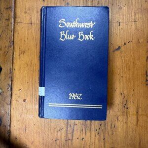 Southwest Blue Book 1982 Hardcover Directory